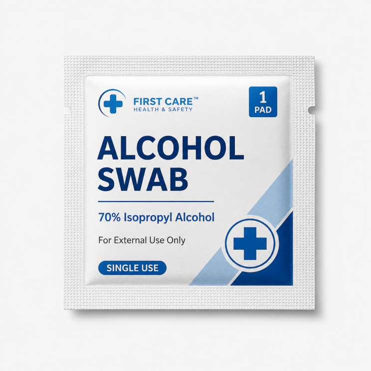 single wet wipe sachet